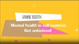 Mental health in call centres