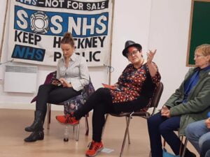 Janine at The NHS vs The Big C, Hackney, 17 October 2019