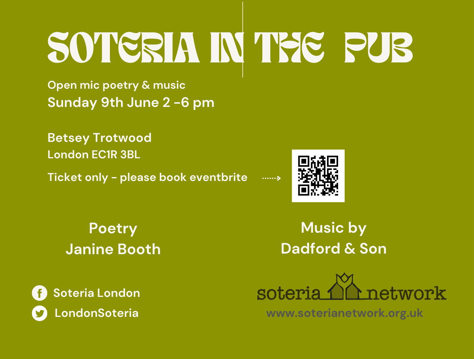 Soteria in the Pub 9 June 24