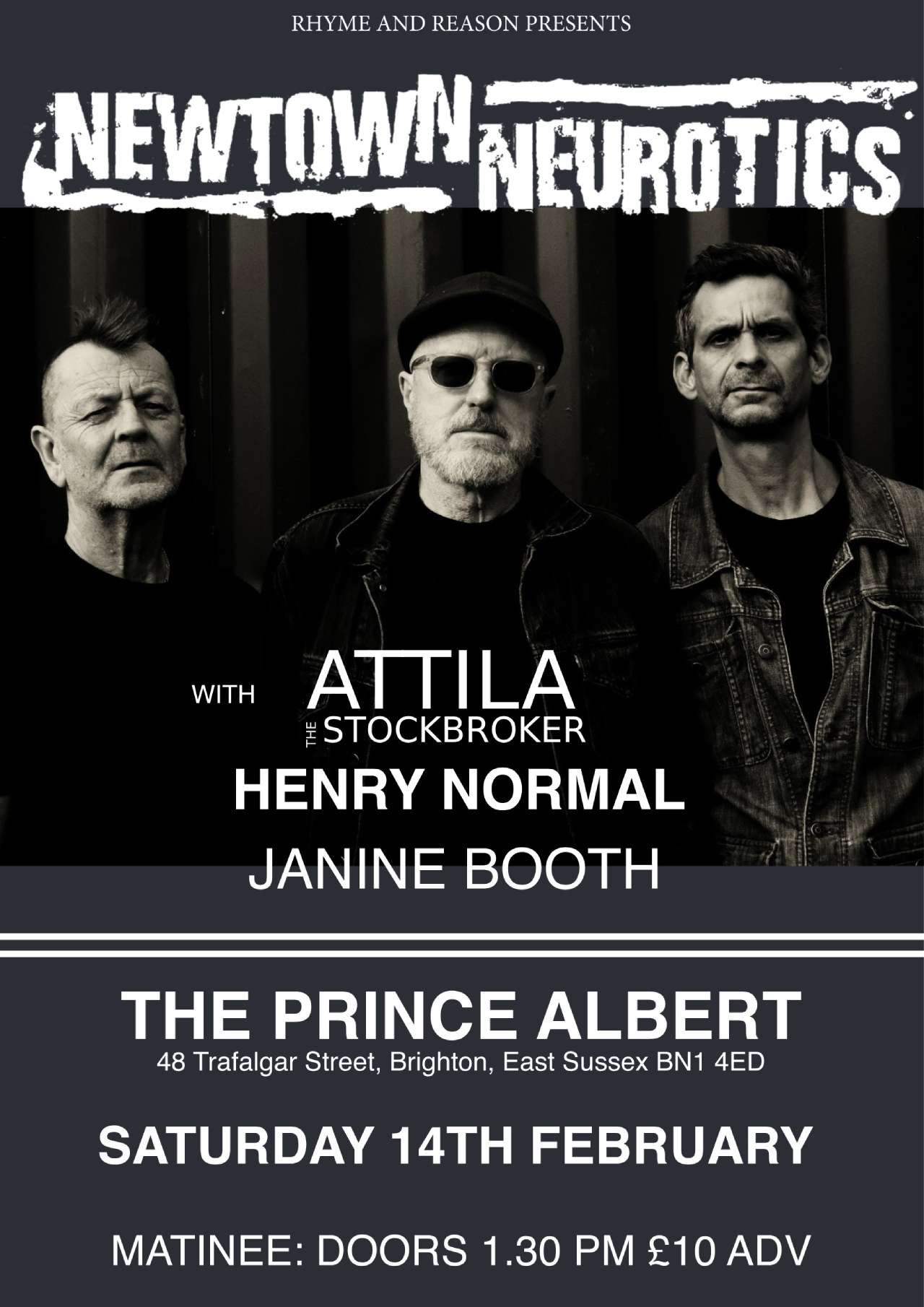 NN’s Albert-PRINT (1) Newtown Neurotics, Janine, Attila, Henry in Brighton