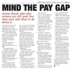 Gender pay gap article RMT News